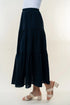 'Bella' High Waisted Tiered Maxi Skirt - Celes Fashion